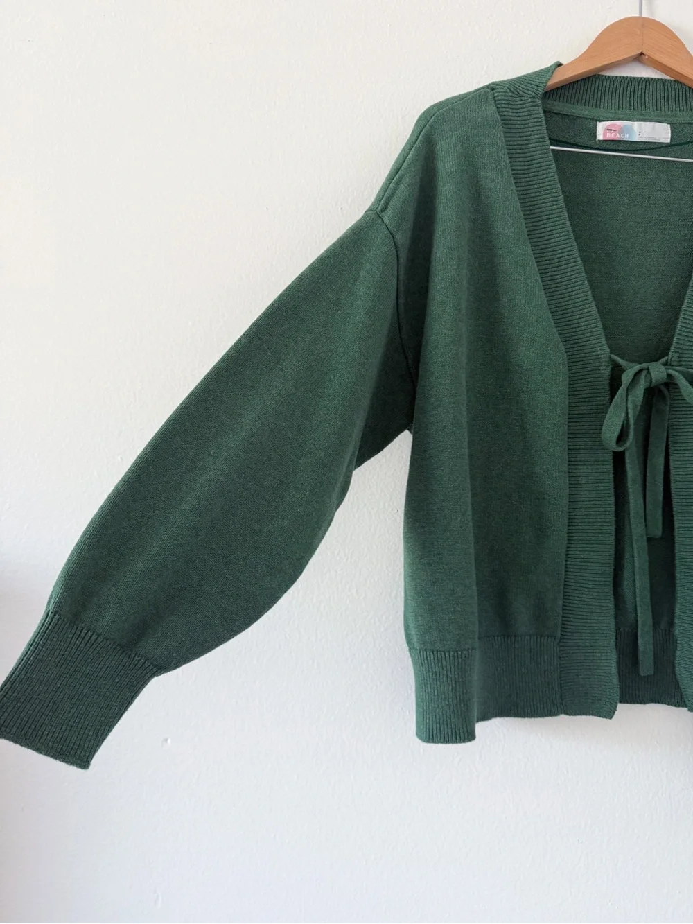 Free People Solar Sweater **Top Only** in Pine Heather Size Small Preloved